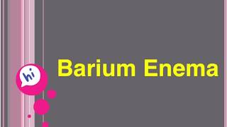 Barium Enema Procedure  large intestine  Radiographer [upl. by Vevine]