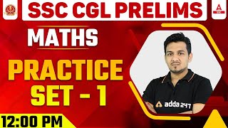 SSC CGL Prelims  SSC CGL Maths Classes  Practice Set 1 [upl. by Lorene824]