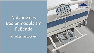 Krankenhausbetten  Funktionsvideo  Bedienmodul  Stiegelmeyer [upl. by Bocyaj]