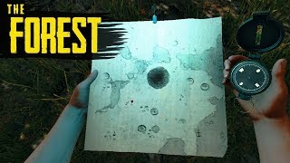 How to GET THE MAP amp COMPASS The Forest Tutorial [upl. by Loughlin797]