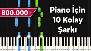 Piano İçin 10 Kolay Şarkı [upl. by Peterus]