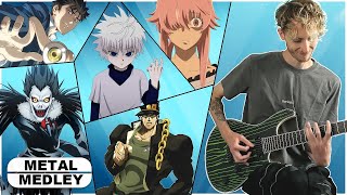 The Ultimate METAL ANIME Guitar Medley [upl. by Amadeo]