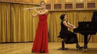 WA Mozart Andante In C K315 for flute and piano [upl. by Netsirhc]