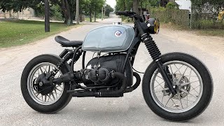 BMW R80 Caferacer Full Timelapse Build [upl. by Noryk]