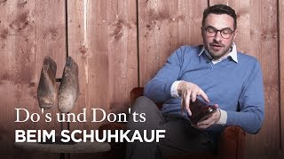 Do’s und Don’ts beim Schuhkauf [upl. by Keriann]