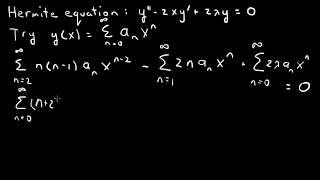 Hermite differential equation [upl. by Analart]