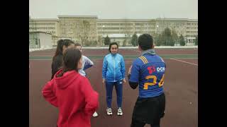 Rugby Practice at the Bukhara State University [upl. by Nnairak]