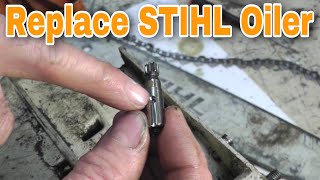 Replace STIHL Oiler A Complete Guide [upl. by Lasala79]