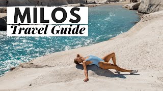 Milos Greece Travel Guide Everything You Need to Know [upl. by Notsirk]