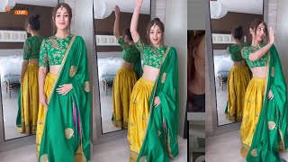 Dhvani Bhanushali Dance On NayanSong ll Dhvani Bhanushali Latest Reel Short YtShort Dance [upl. by Maroney]