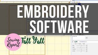 Embroidery Designs  Fonts Using Embrilliance Express Free Software  SEWING REPORT [upl. by Luby]