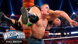 FULL MATCH  The Rock vs John Cena WrestleMania XXVIII [upl. by Anahtor57]