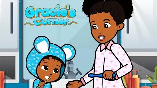 The Toothbrushing Song  Gracie’s Corner  Nursery Rhymes  Kids Songs [upl. by Johanan]