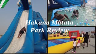 Things to do in Lagos Nigeria  Hakuna Matata Park Review [upl. by Arimihc]