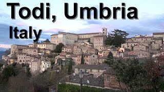 Todi Umbria Italy walking tour [upl. by Aniale]