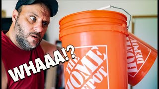 Home Depot Bucket Tricks That WILL BLOW YOUR MIND I never knew this was possible [upl. by Herold382]