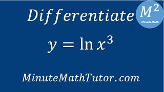 Differentiate ylnx3 [upl. by Ahsinirt]