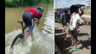 Quand tu fais du Cyclisme en Amateur chutes galères insolite [upl. by Itak]