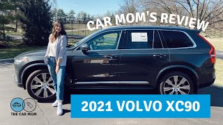 LOVING THE 2021 Volvo XC90  CAR MOM TOUR [upl. by Hpesojnhoj]