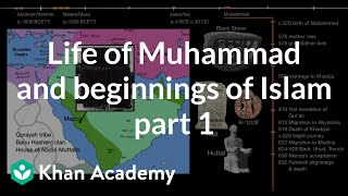 Life of Muhammad and beginnings of Islam part 1  World History  Khan Academy [upl. by Nate]