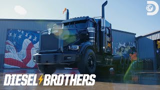 Truck Reveal The Custom Sparks Motors Semi  Diesel Brothers [upl. by Aivataj591]