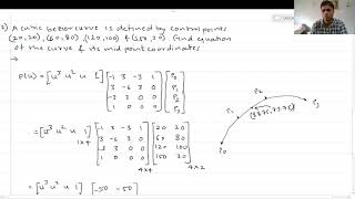 Solved Problems on Hermite Spline and Bezier Curve [upl. by Arres]