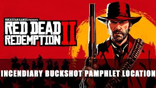 Red Dead Redemption 2 Incendiary Buckshot Pamphlet Location [upl. by Walker]