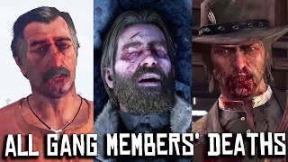 Red Dead Redemption 2 amp 1  All Gang Members Deaths from Davey to Abigail PC 4K [upl. by Levy]