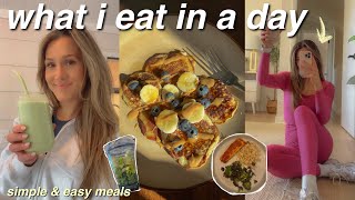 WHAT I EAT IN A DAY  realistic easy amp healthy meals ideas 🌱 [upl. by Devine413]