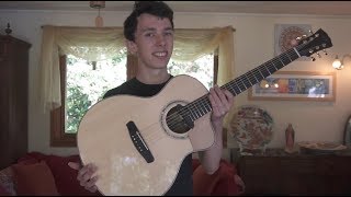 My new Dowina Guitar Review and the first sounds  Vlog [upl. by Inor152]