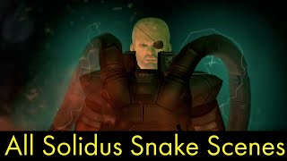 Metal Gear Solid 2 All Solidus Snake Scenes HD [upl. by Letsou383]