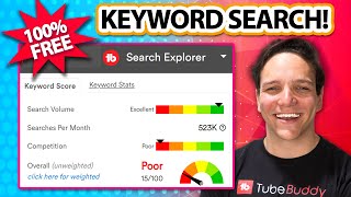 FREE YouTube Keyword Research tool WHILE You search TubeBuddy Search Explorer [upl. by Sarah]