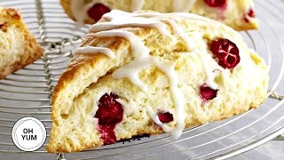 Professional Baker Teaches You How To Make FANCY SCONES [upl. by Manbahs]