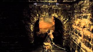 Skyrim  How To Get Out Of The Ratway Vaults Riften [upl. by Ulberto]