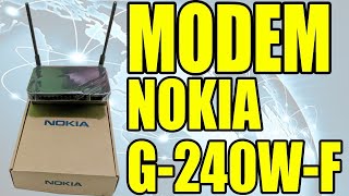 Nokia G240WF Router configurations with switch and cisco linksys E1200 fiber optic router config [upl. by Ellehctim]