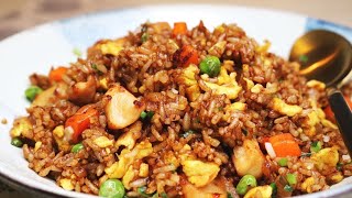 BETTER THAN TAKEOUT AND EASY Chinese Chicken Fried Rice Recipe [upl. by Genevra446]