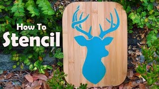 Stenciling 101 How To Paint With A Stencil [upl. by Garwin]