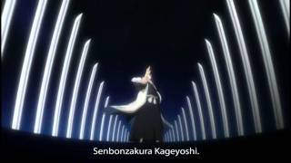 Bleach  Bankai Senbonzakura Kageyoshi HD [upl. by Analat]