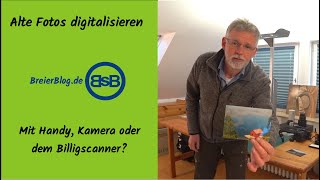 Alte Fotos digitalisieren  ohne Scanner [upl. by Awe]