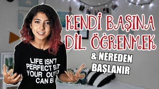 DİL ÖĞRENMEYE NEREDEN BAŞLANIR  Kendi Başına Dil Öğrenmek [upl. by Eidnyl]