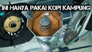 CARA MEMBUAT ESPRESSO TANPA MESIN MENGGUNAKAN MOKA POT [upl. by Netnert954]