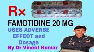 Tablet Famotidine IP 20 mg Review Uses and Adverse Effect By Vineet Medical Care [upl. by Liban198]