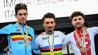 Cyclisme sur route  le Français Julian Alaphilippe sacré champion du monde à Imola [upl. by Irabaj549]