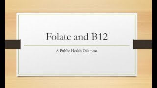 Overview of Folate and Vitamin B12 [upl. by Norene335]