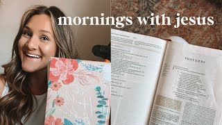 HOW I BIBLE STUDY  mornings with Jesus ✨ [upl. by Adriena]