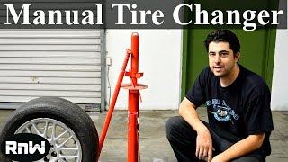 How to Use a Manual Tire Changer  By Harbor Freight [upl. by Bahr9]