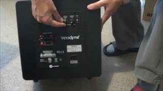 Velodyne Impact 10 Subwoofer Unboxing [upl. by Stearne]