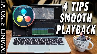 4 Tips for SMOOTH Realtime PLAYBACK Playback in DaVinci Resolve 17  Quick Tip Tuesday [upl. by Ecirahs756]