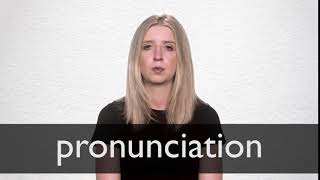 How to pronounce PRONUNCIATION in British English [upl. by Norat]