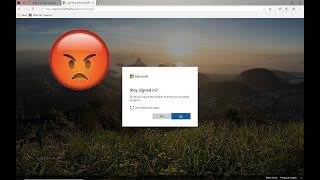 Stop Office 365 Automatic Login [upl. by Anivad94]